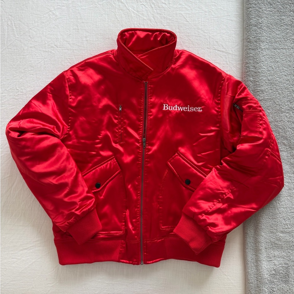 Budweiser Quilted Red Jacket